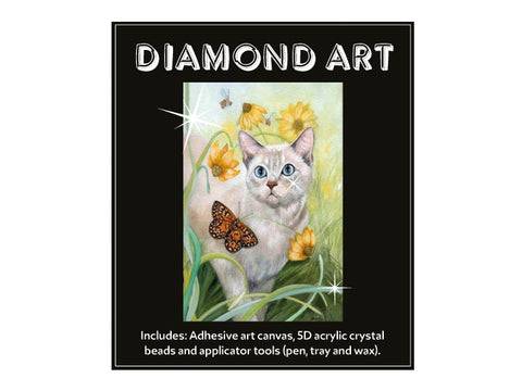 Diamond Art - WHITE CAT