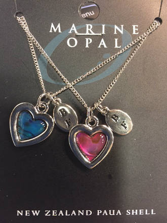 Best friends necklace by Marine Opal