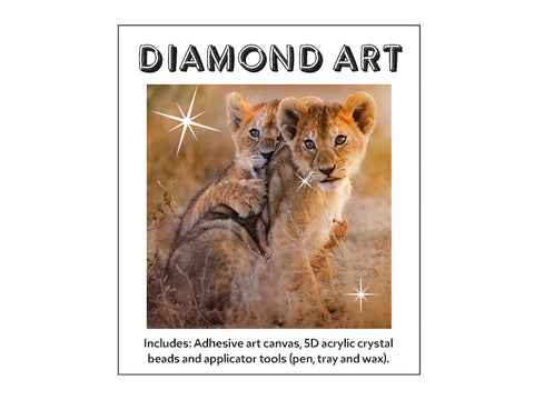 Diamond Art - TIGER CUBS