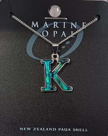 Paua Shell Personalized Necklace