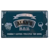 Alan's bar - personalized bar signage