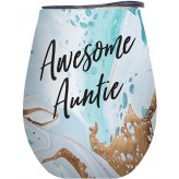 Perfect gift to your Awesome Auntie - Wine Tumbler