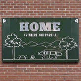 Caravan personalized bar sign