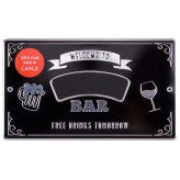Chalkboard personalized bar sign