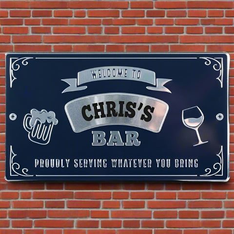 Personalized Bar sign
