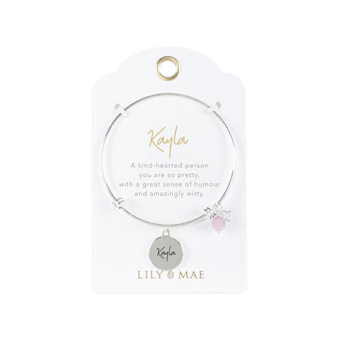 Kayla - L&M Personalised Bangle