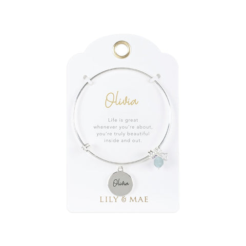 Olivia - L&M Personalised Bangle