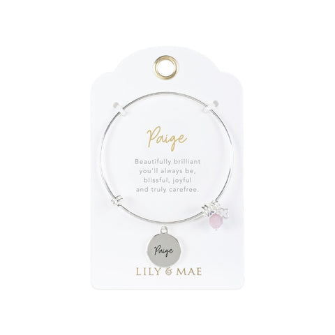 Paige - L&M Personalised Bangle