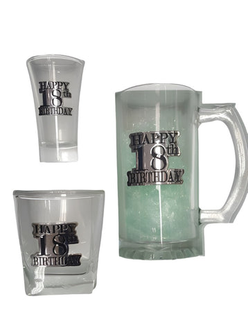 18th Birthday BadgeD SSS Pack - Yakedas Party and Giftware