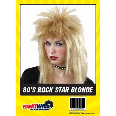 80s Rock Star Blonde - Yakedas Party and Giftware