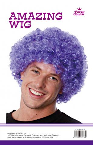 Afro Party Wig- Purple - Yakedas Party and Giftware