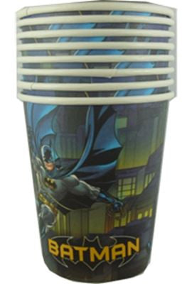 Batman Party Cups - Yakedas Party and Giftware