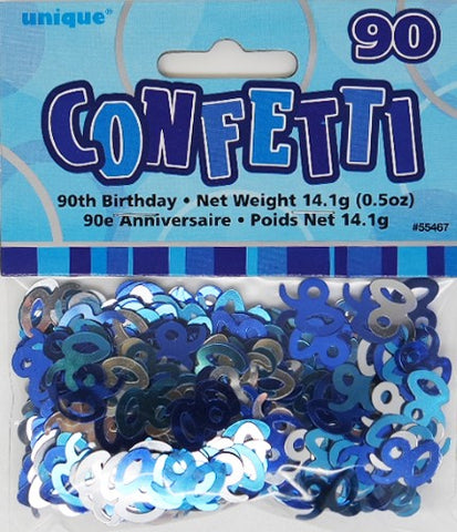 Glitz Blue 90 Confetti - Yakedas Party and Giftware
