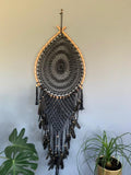 Black Oval Dream catcher 22cm