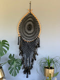 Black Oval Dream catcher 50cm