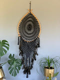 Black Oval Dream catcher 36cm