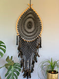 Black Oval Dream catcher 50cm