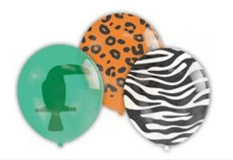 Jungle Party 10pk latex balloons