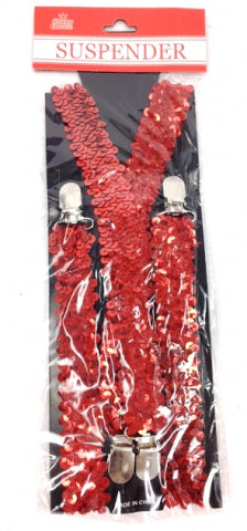 Adult Suspender Shinning Red - Yakedas Party and Giftware