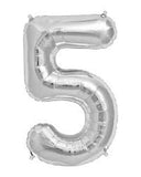Number 5 Foil Balloon - Yakedas Party and Giftware