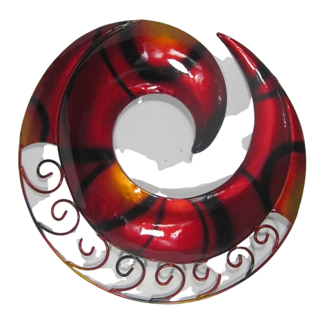 Koru – Red -Metal Wall Hanging