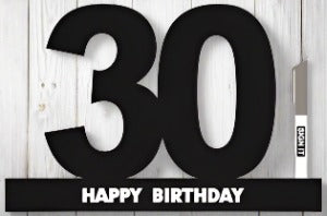 30 Sign it Block Black - Yakedas Party and Giftware