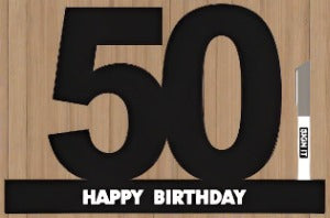 50 Sign it Block Black - Yakedas Party and Giftware