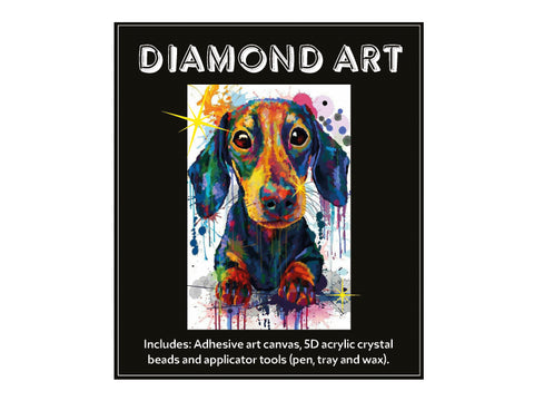 Diamond Art - COLORFUL DOG