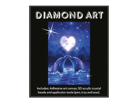 Diamond Art - DOLPHINS HEART