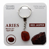Aries Keyring original Gemstone - born between 21st March to 20th April