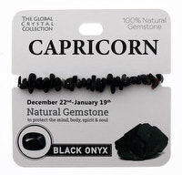 Capricorn Bracelet natural Gemstone - Dec 22nd to Jan 19th