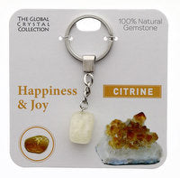 Happiness & Joy Keyring natural gemstone