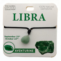 Libra Necklace natural Gemstone - born between Sept 23rd to Oct 22nd