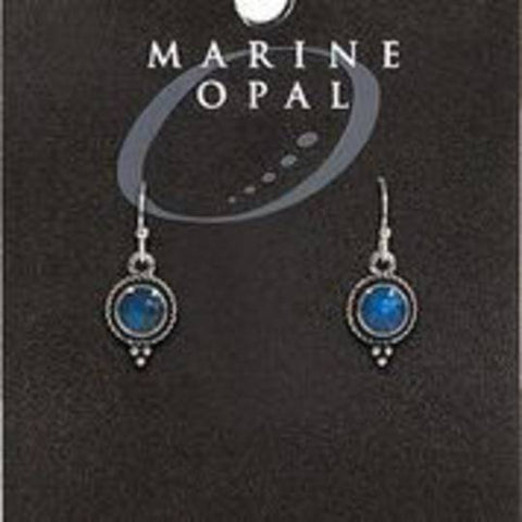 Circle earrings by Marine Opal