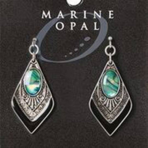 Earrings Shield by Marine Opal