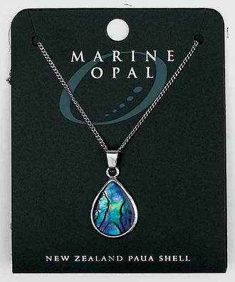 Leaf shape necklace by Marine Opal