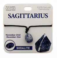 Sagittarius Necklace natural Gemstone - born between Nov 23rd to Dec 21st