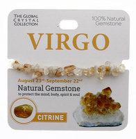 Virgo Bracelet natural Gemstone - born between Aug 23rd to Sep 22nd