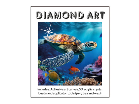 Diamond Art - WATER TURTLE