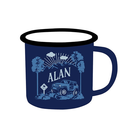 Alan - Adventure Enamel Mug