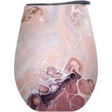 Quartz on cloud - Wine Tumbler