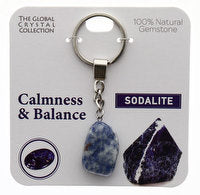 Calmness & Balance keyring natural Gemstone