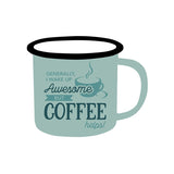 Awesome Coffee - Adventure Enamel Mug