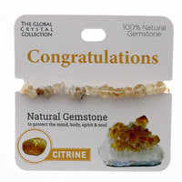 Congratulations Bracelet natural Gemstone