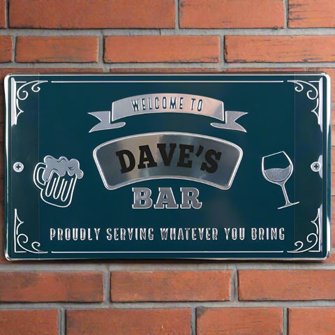 Bar sign with name - Dave's