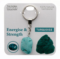 Energize & Strength Keyring natural gemstone