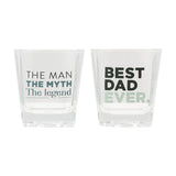 Father's Day Best Dad Whisky Glass