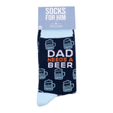 Father's Day Beer Socks