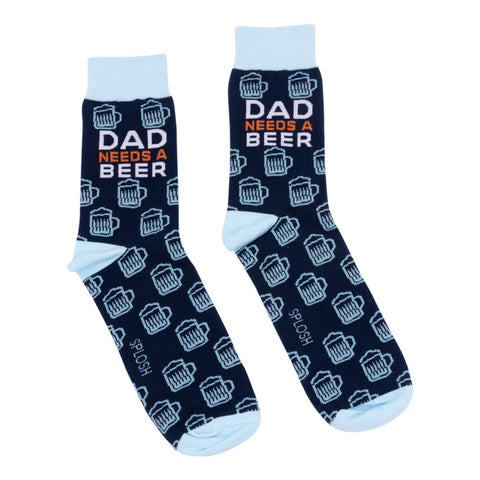 Father's Day Beer Socks