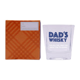 Father's Day Dads Whisky Glass